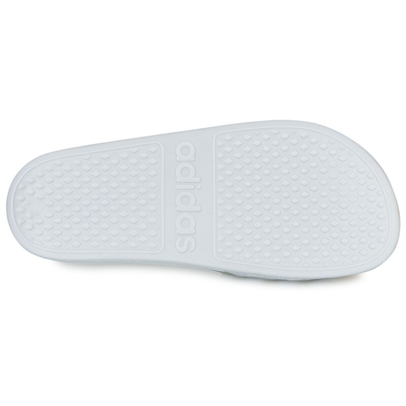 Pantuflas adidas ADILETTE AQUA blancas para mujer - 7