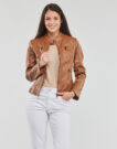 Lederjackeelle Moony Mood PUIR Braune Jacken in pelle Frau - 2