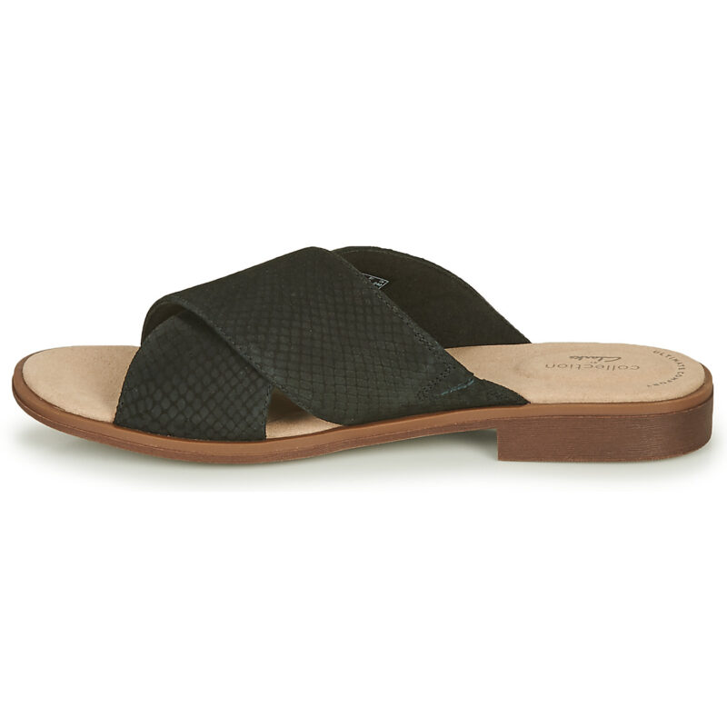 Clarks Pantoufles noires pour femmes DECLAN IVY - Pointure 4