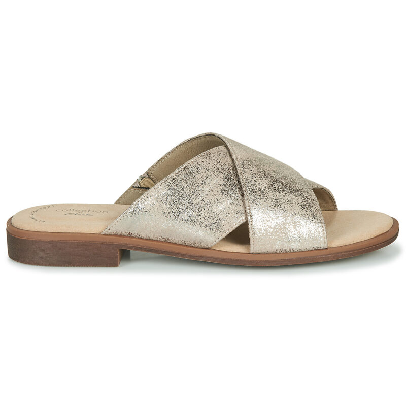 Clarks DECLAN IVY Argento Ciabatta Donna - 2