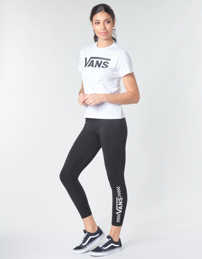 T-shirt  Vans  FLYING V CREW TEE  Bianco T-shirt maniche corte Donna - 3