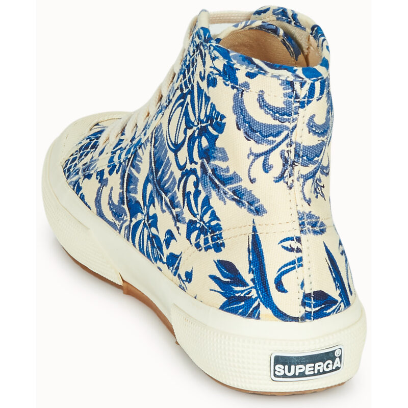 Superga 2295-COTFANW Blu Sneakers alte Donna - 5