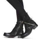 Airstep / AS98 SAINTEC Schwarze Damen-Ankle-Boots - 8