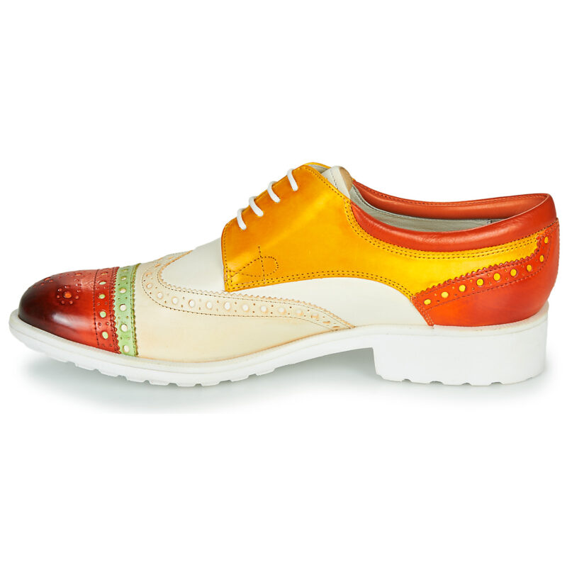 Melvin & Hamilton AMELIE 85 Bianco Derby Donna - 4