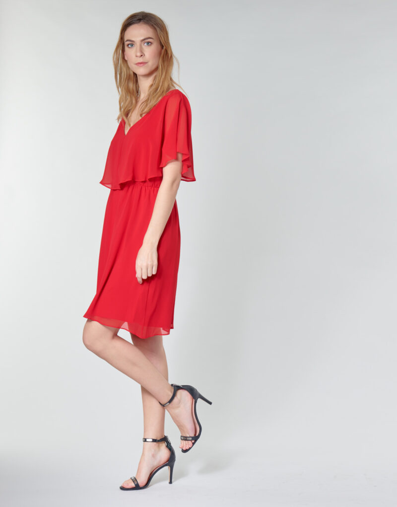 Kurzes Kleid Naf Naf LAZALE Rot Kurze Kleider Damen - 3