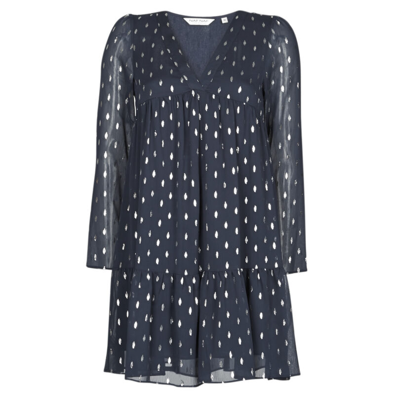 Abito corto  Naf Naf  FOIL  Blu -  Abiti corti Donna - 1
