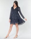 Abito corto  Naf Naf  FOIL  Blu -  Abiti corti Donna - 3