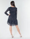 Abito corto  Naf Naf  FOIL  Blu -  Abiti corti Donna - 4