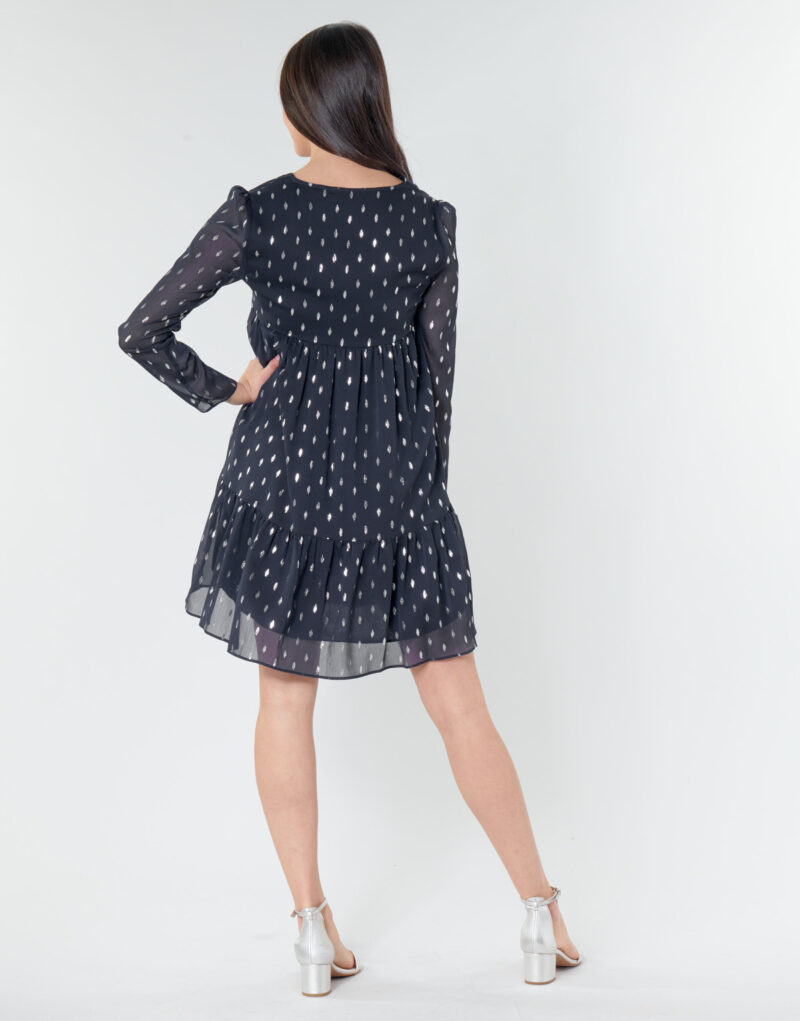 Abito corto  Naf Naf  FOIL  Blu -  Abiti corti Donna - 4