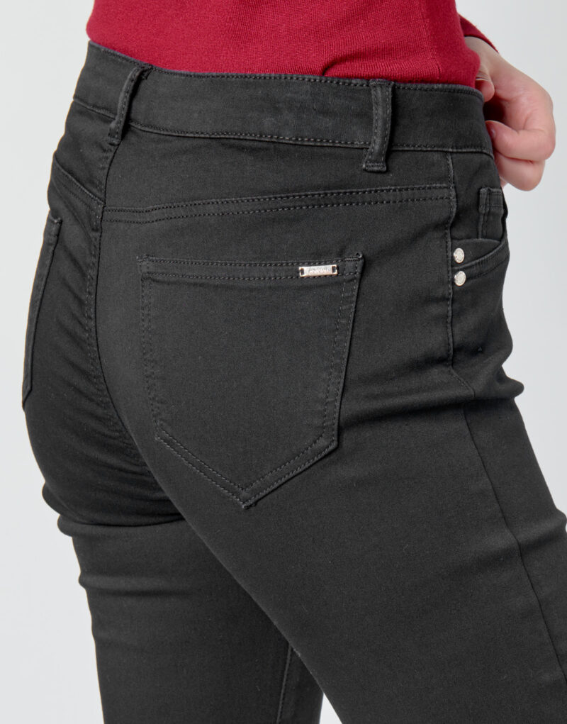Pantalones ajustados Morgan Pantalones PETRA negros ajustados para mujer - 5