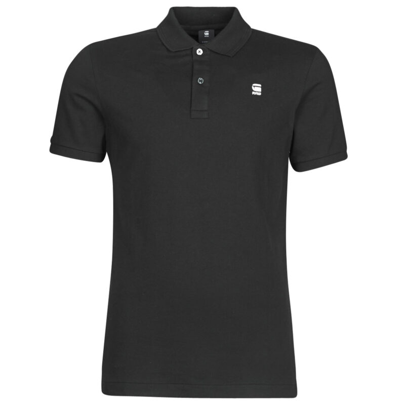 Polos G-Star Raw Polo Hombre DUNDA SLIM POLO SS Negro - 1