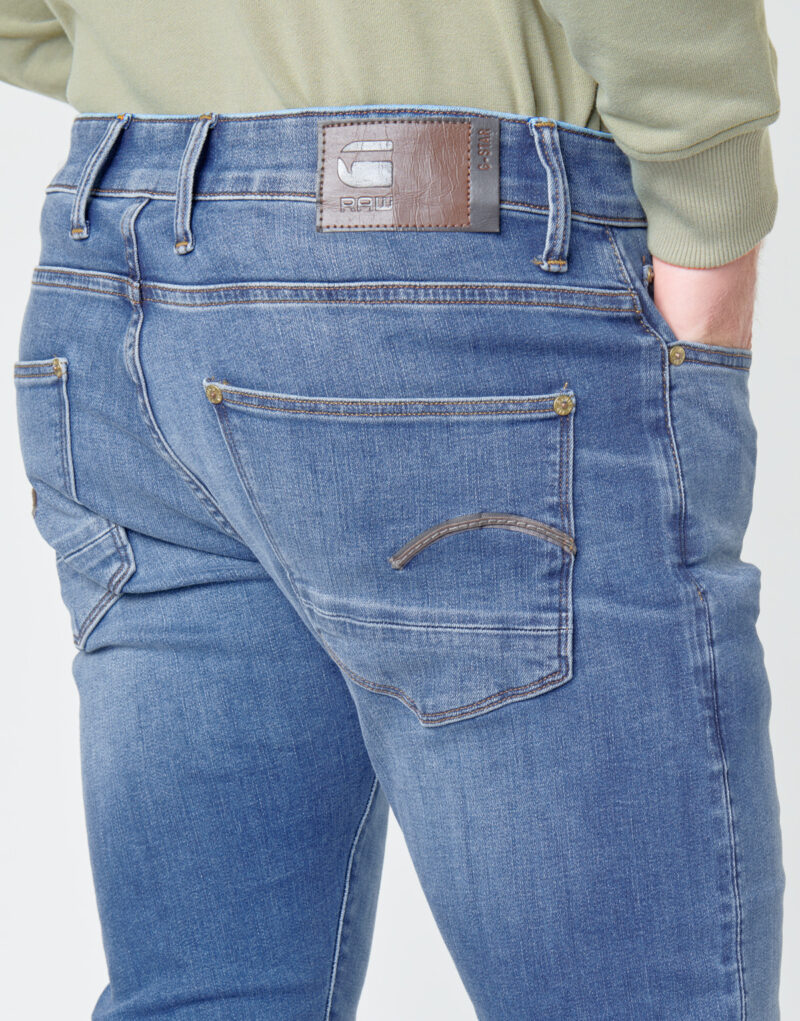 Skynny-Jeans G-Star Raw REVEND SKINNY Blue Skynny Jeans Herren - 5