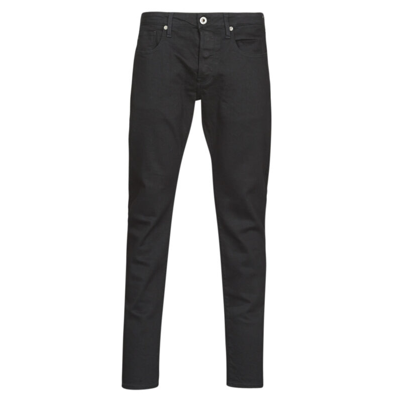 Slim-Jeans G-Star Raw 3301 SLIM Schwarze Slim-Jeans f&uuml;r Herren - 1
