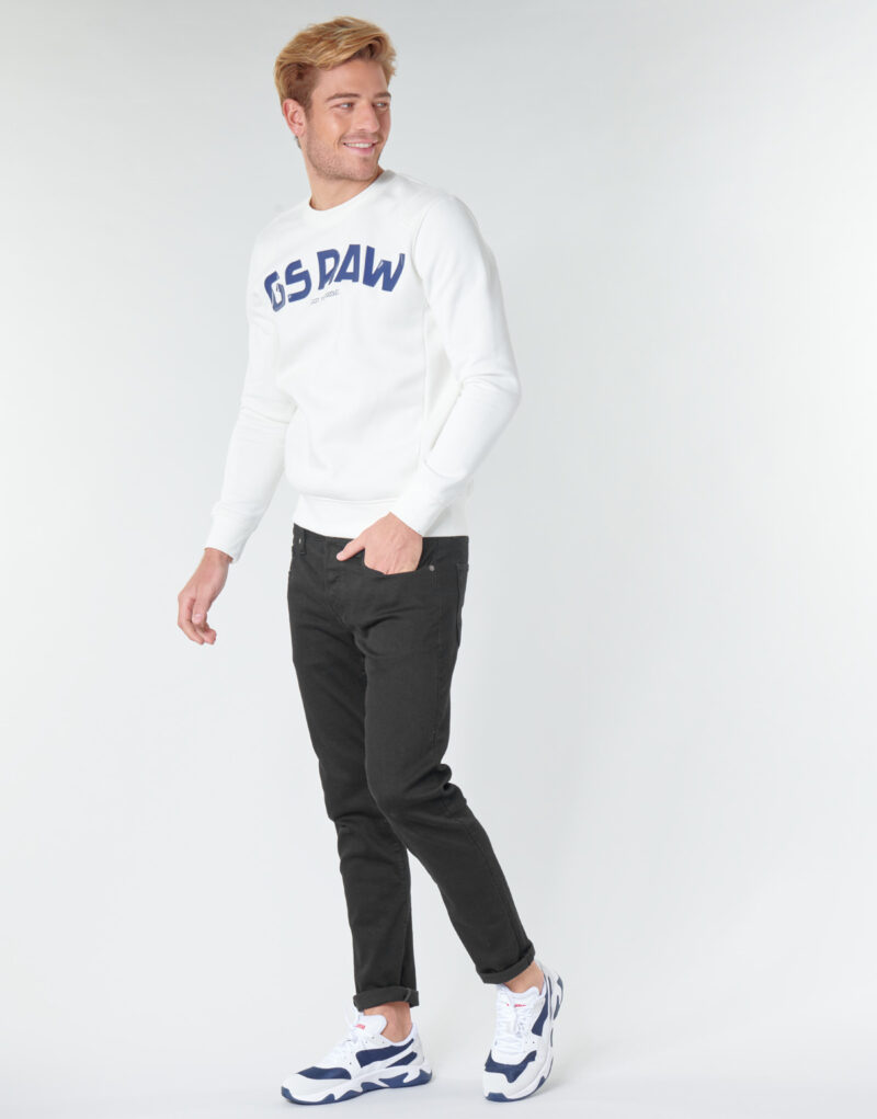 Slim-Jeans G-Star Raw 3301 SLIM Schwarze Slim-Jeans f&uuml;r Herren - 3