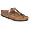 BIRKENSTOCK Gizeh Birko-flor / Taupe / Regular Marrone Infradito Donna