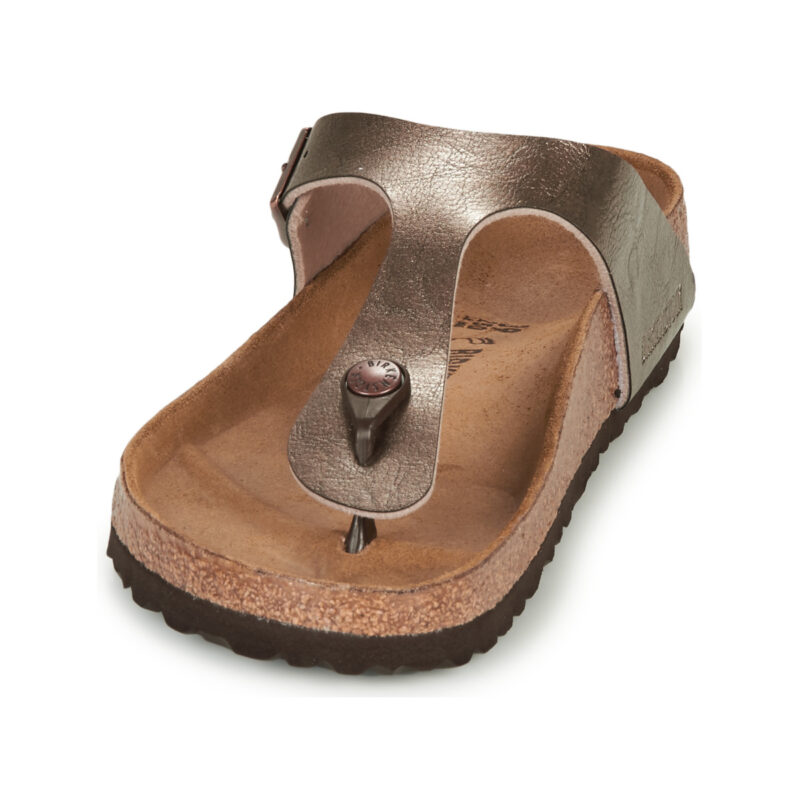 BIRKENSTOCK Gizeh Birko-flor / Taupe / Regular Marrone Infradito Donna - 3