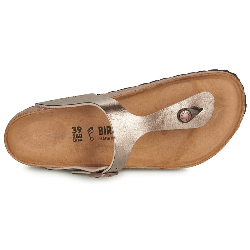 BIRKENSTOCK Gizeh Birko-flor / Taupe / Regular Marrone Infradito Donna - 6