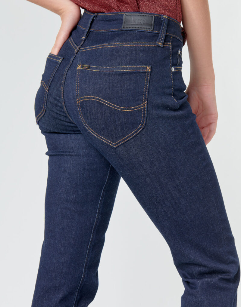 Jeans Lee MARION STRAIGHT Blu Jeans Donna - 5