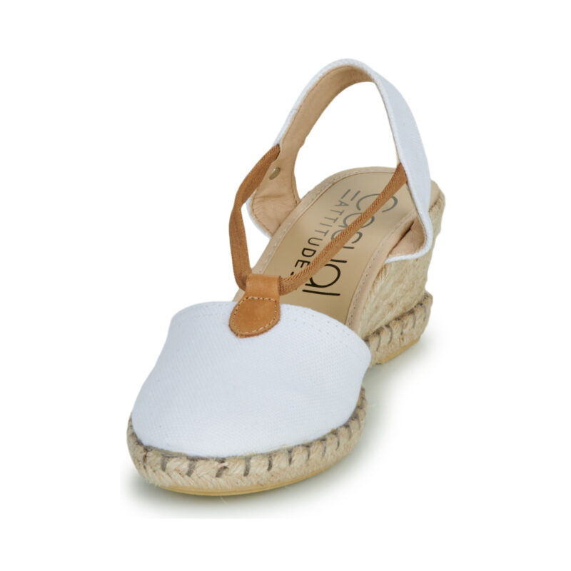 Casual Attitude IPOP Bianco Espadrillas Donna - 3