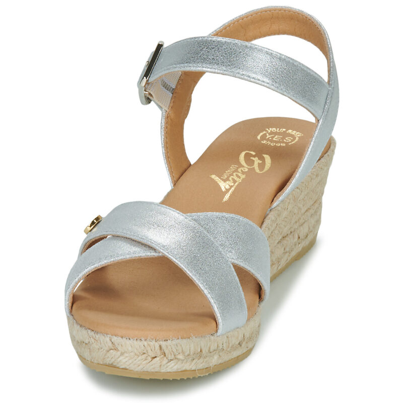 Betty London GIORGIA Argento Espadrillas Donna - 3