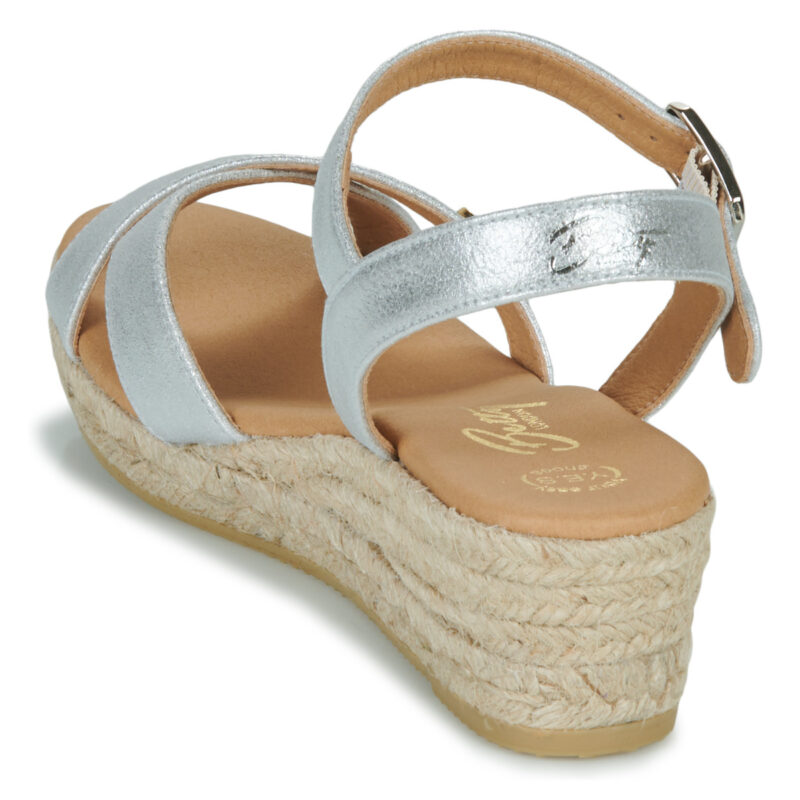 Betty London GIORGIA Argento Espadrillas Donna - 5