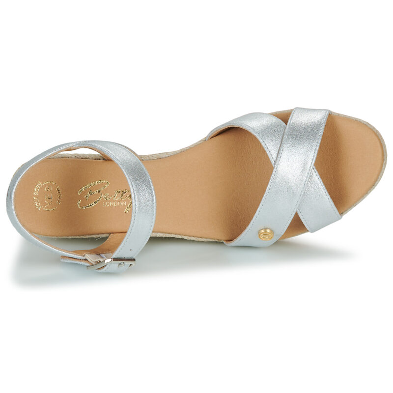 Betty London GIORGIA Argento Espadrillas Donna - 6