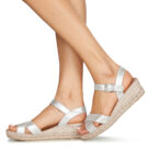 Betty London GIORGIA Argento Espadrillas Donna - 8