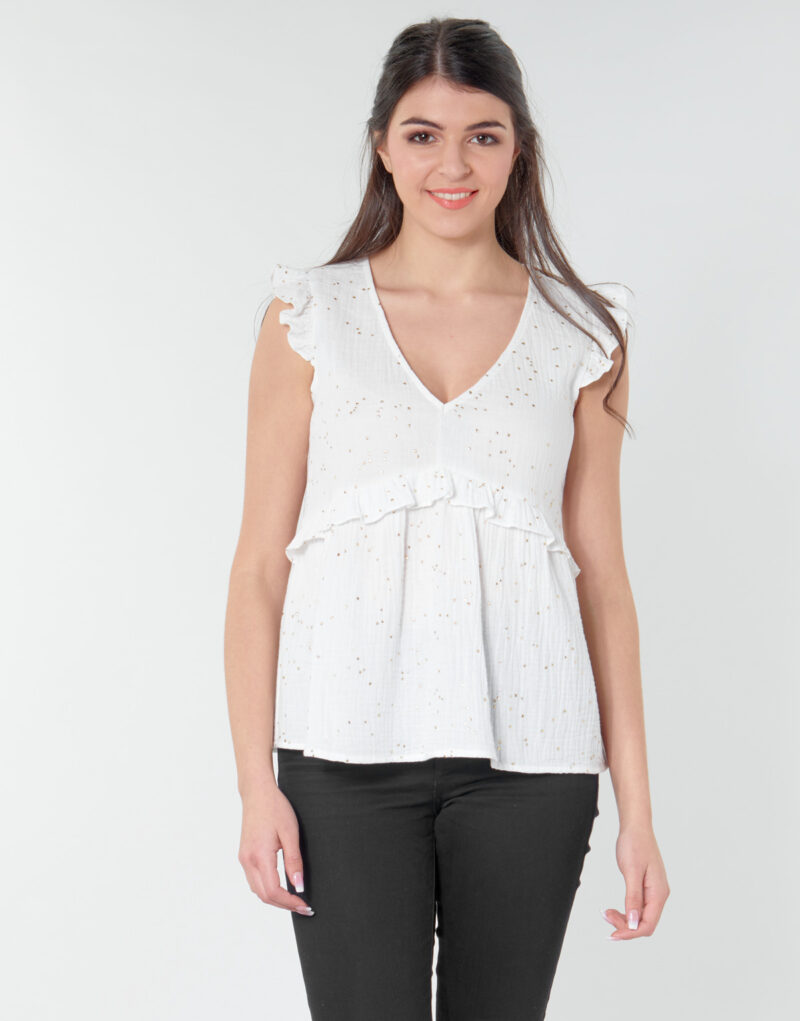 Camicetta Betty London MOUDINE Bianco Camicette Donna - 2