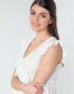 Camicetta Betty London MOUDINE Bianco Camicette Donna - 5