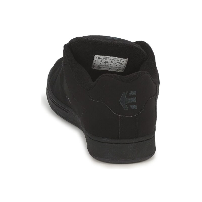 Etnies FADER Black Men's Skate Shoes - 5