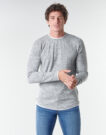 T-shirts a maniche lunghe Deeluxe MOHANSON Grigio T-shirts a maniche lunghe Uomo - 2