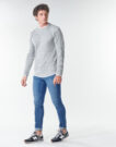 T-shirts a maniche lunghe Deeluxe MOHANSON Grigio T-shirts a maniche lunghe Uomo - 3