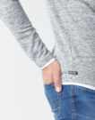 T-shirts a maniche lunghe Deeluxe MOHANSON Grigio T-shirts a maniche lunghe Uomo - 5