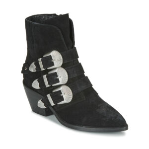 Pepe jeans  WESTERN W BUCKLE  Nero -  Stivaletti Donna