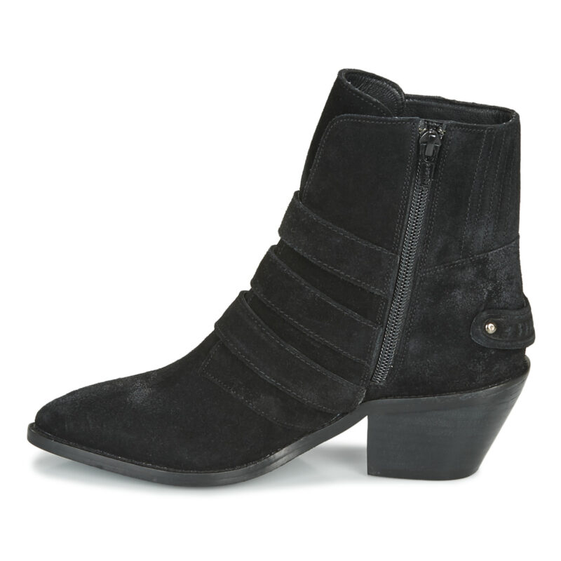 Pepe Jeans WESTERN W BUCKLE Black Women's Ankle Boots - 4
