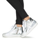 Meline IN1363 White High-top Sneakers Women - 8
