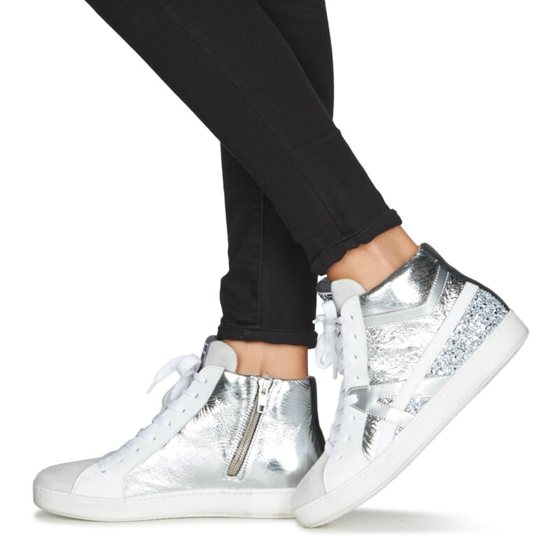 Meline IN1363 White High-top Sneakers Women - 8