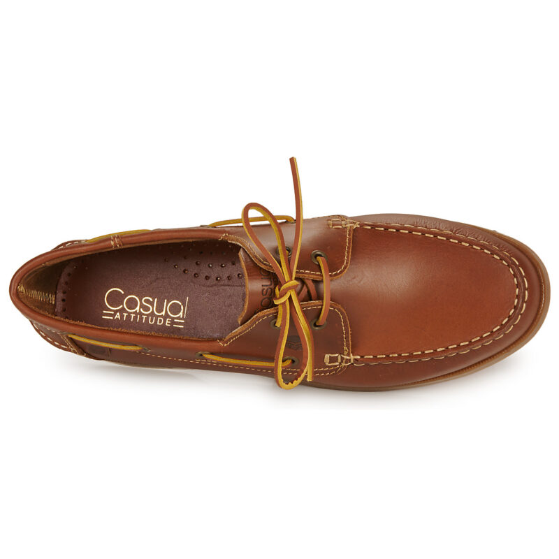 Casual Attitude REVORO Herren-Bootsschuhe, braun - Gr&ouml;&szlig;e 6