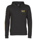 Felpe Emporio Armani EA7 TRAIN LOGO SERIES M HOODIE RN COFT Nero Felpe Uomo - 1