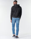 Felpe Emporio Armani EA7 TRAIN LOGO SERIES M HOODIE RN COFT Nero Felpe Uomo - 4