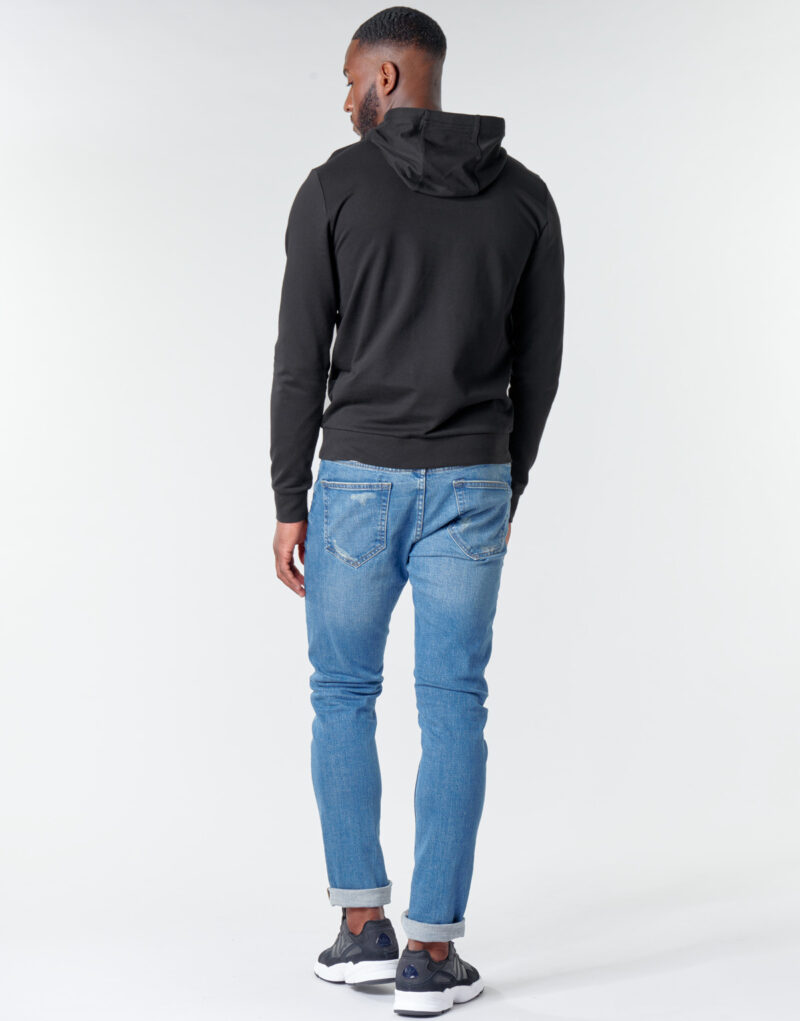 Felpe Emporio Armani EA7 TRAIN LOGO SERIES M HOODIE RN COFT Nero Felpe Uomo - 4