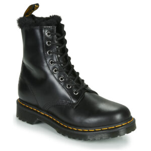 Dr. Martens  1460 SERENA BLACK ATLAS  Nero -  Stivaletti Donna
