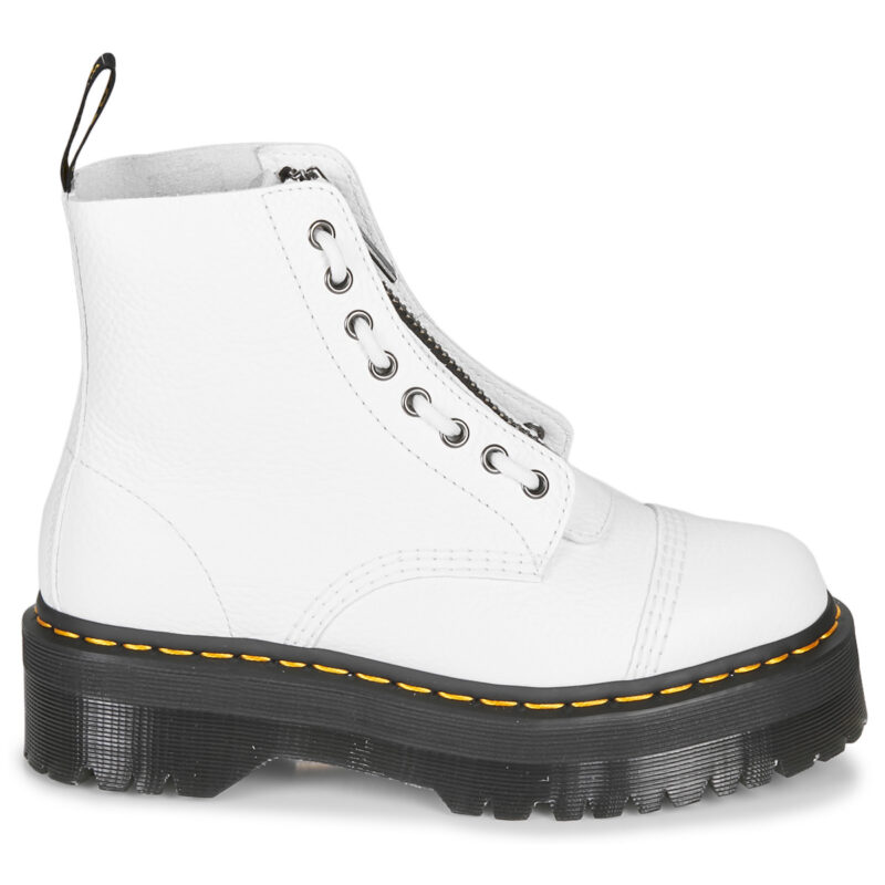 Dr Martens SINCLAIR WHITE MILLED NAPPA White - Women's Boots - 2