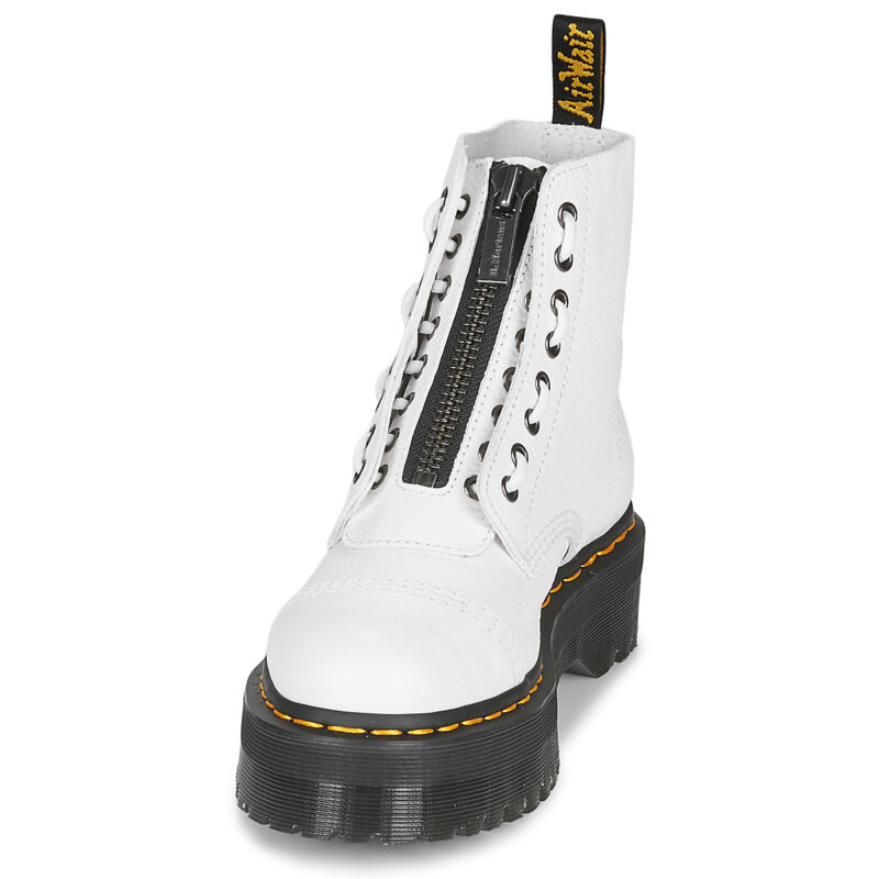 Dr. Martens SINCLAIR WHITE MILLED NAPPA White - Women's Boots - 3
