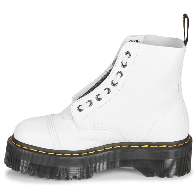 Dr. Martens SINCLAIR WHITE MILLED NAPPA White - Women's Boots - 4