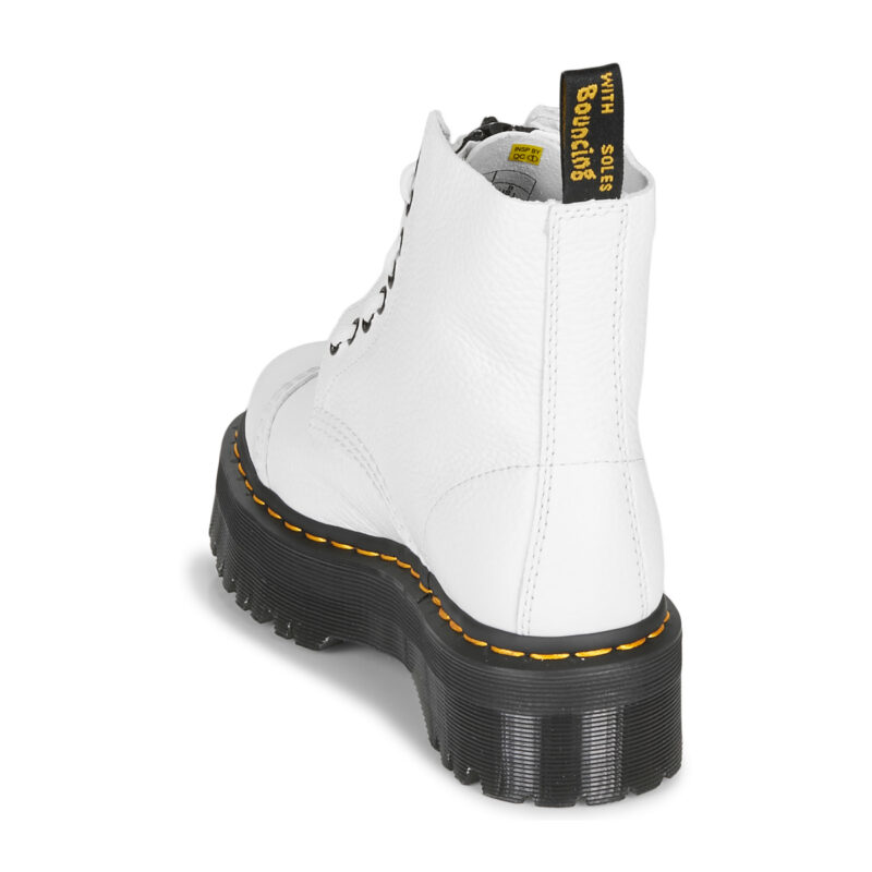 Dr Martens SINCLAIR WHITE MILLED NAPPA White - Women's Boots - 5