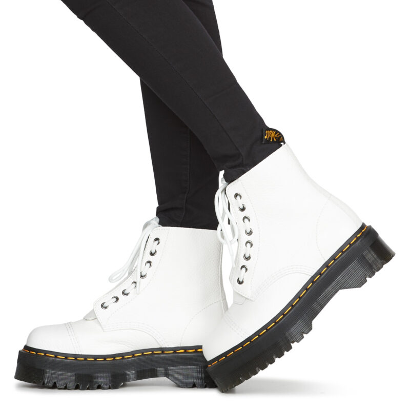 Dr Martens SINCLAIR WHITE MILLED NAPPA White - Women's Boots - 8