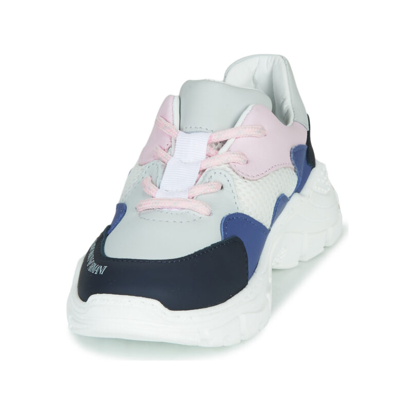Emporio Armani XYX008-XOI34 Bianco Sneakers Bambino - 3