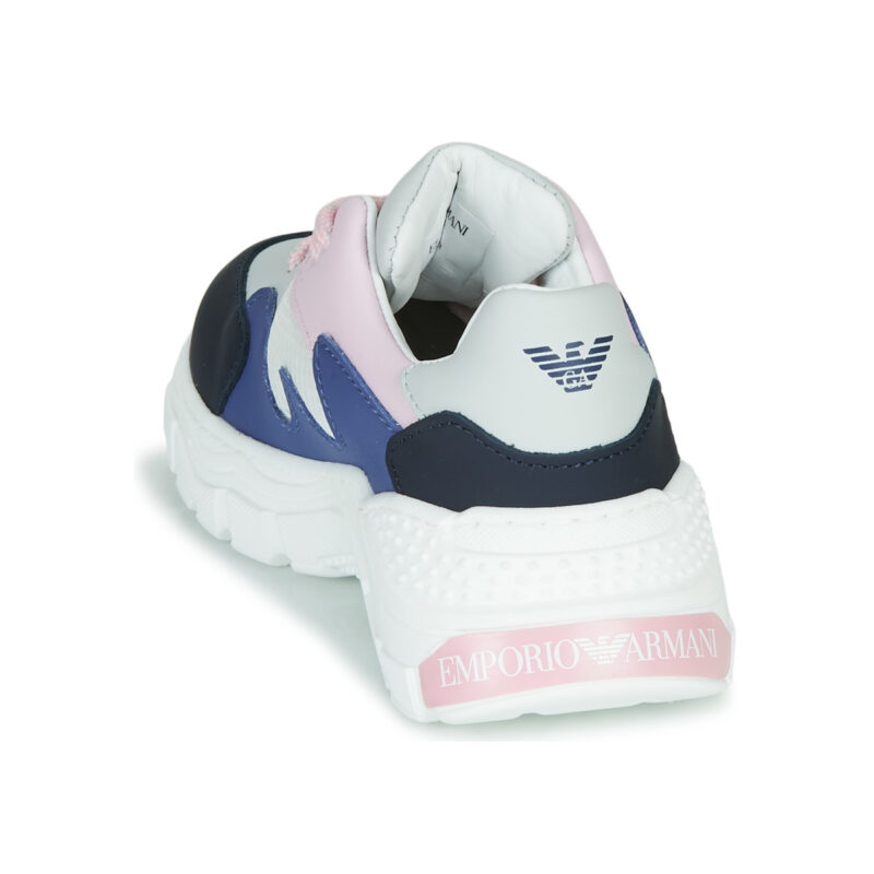 Emporio Armani XYX008-XOI34 Bianco Sneakers Bambino - 5