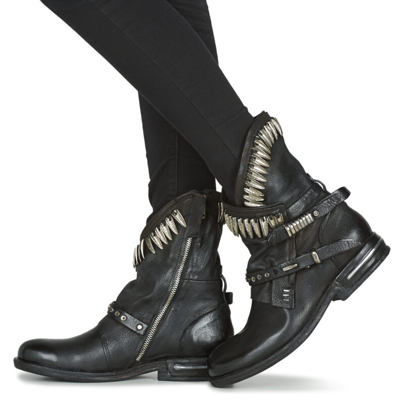 Airstep / A.S.98 TIAL PACKUNGSBEILAGE Schwarz Stiefeletten Damen - 8
